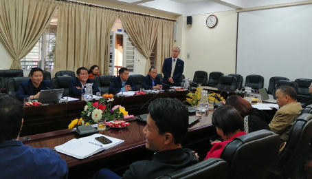 Đảng ủy Trường Đại học Tây Bắc tiếp đón và làm việc với đoàn công tác của Đảng ủy, HĐND, UBND xã Suối Bau, huyện Phù Yên, tỉnh Sơn La