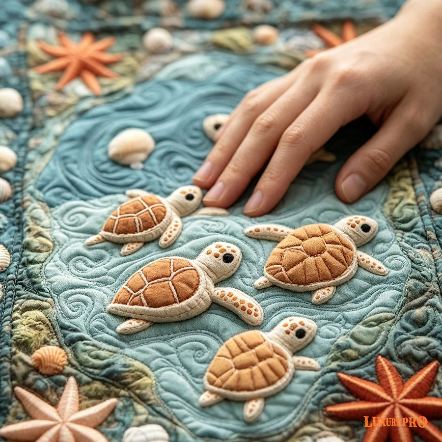 Quilt Blanket-Printed Border