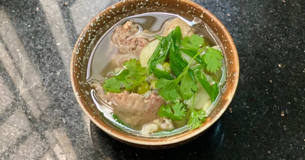 Canh Xương Thịt Heo Hầm Đậu