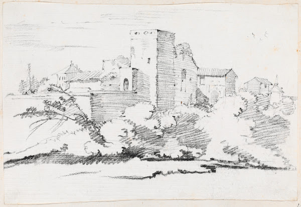 Buildings behind the Vatican 1744 1750
