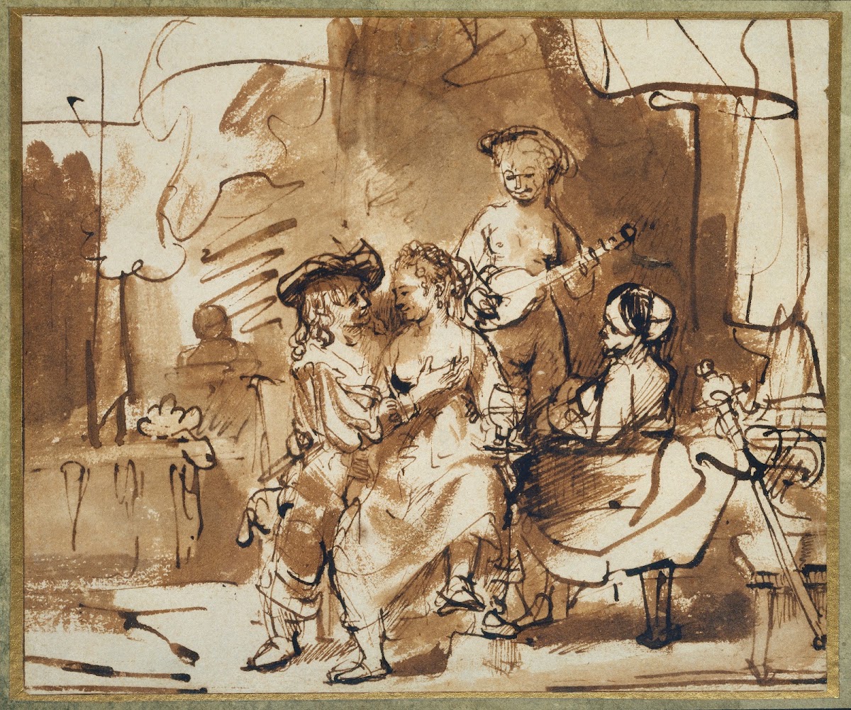 Der verlorene Sohn im Bordell ca 1636  1639