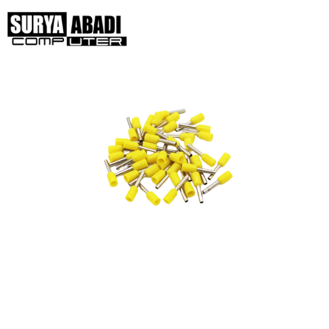 SKUN INSULATED FERRULES E0508 KABEL 0.5MM KUNING