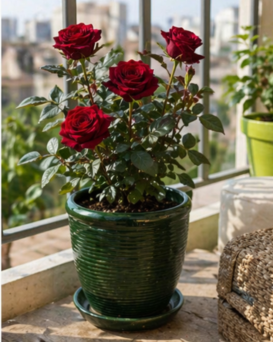 English Rose Flowering Plant — view 3