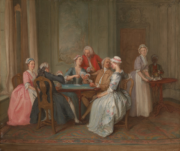 A Game of Quadrille ca 1740