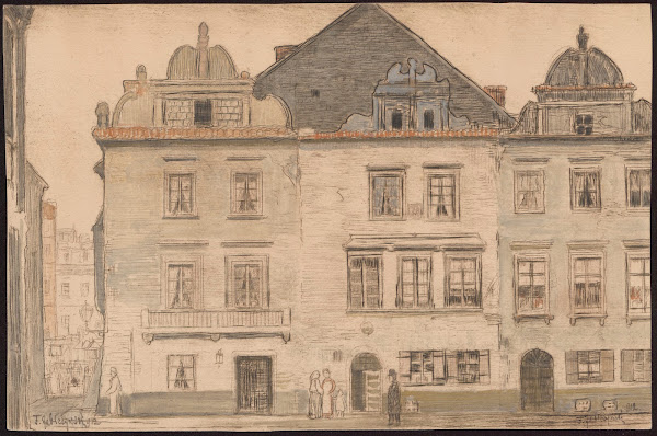 Old Town houses in Warsaw 1912