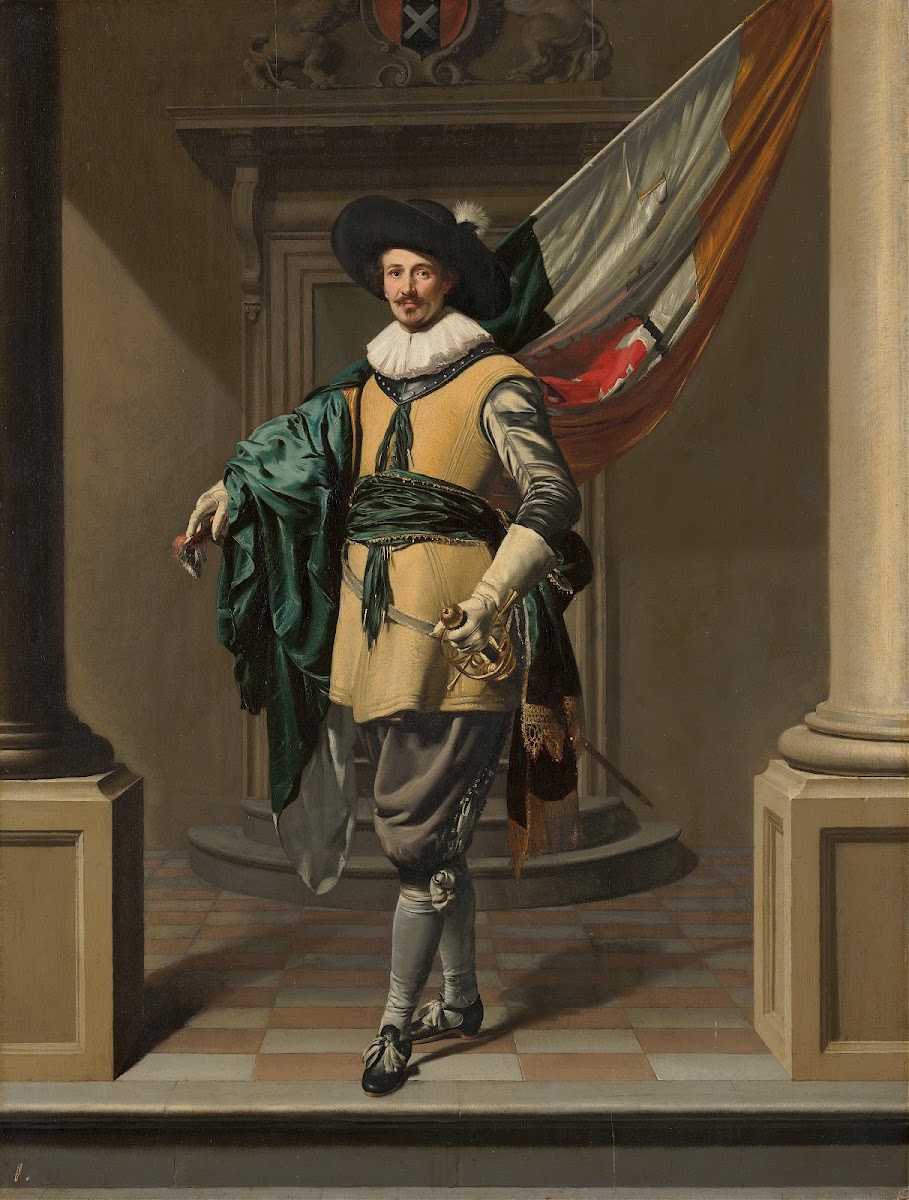 Portrait of Loef Vredericx 1590 1668 as an Ensign 1626