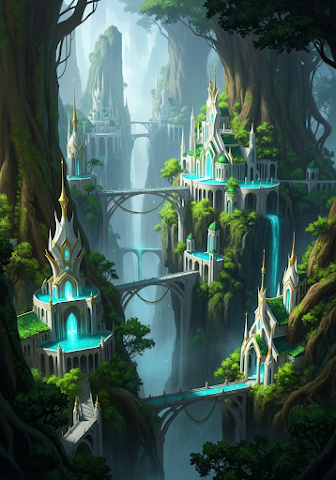 Ethereal Elven Tree City