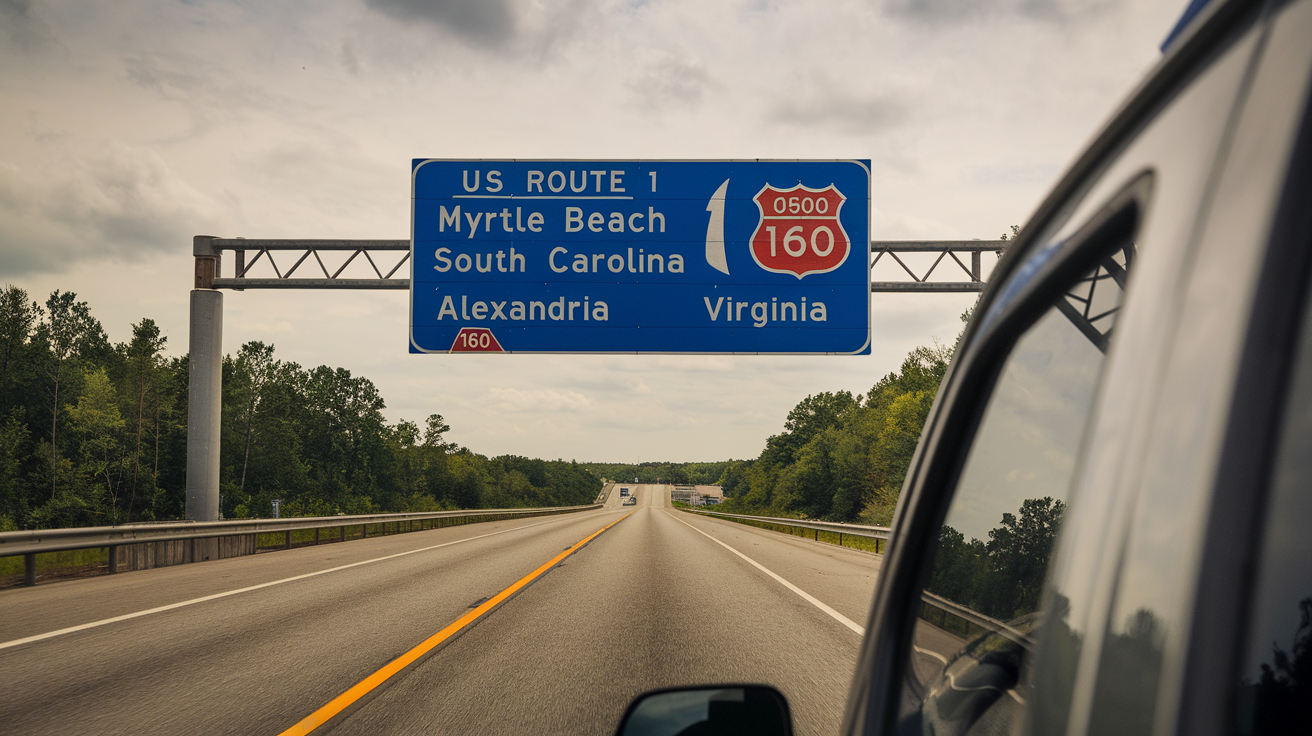 How Far Is Myrtle Beach from Alexandria, VA?