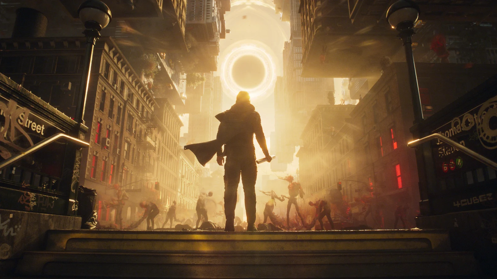 Surreal Apocalyptic Sci-Fi City - Sci-Fi Digital Art 4K Wallpaper (3840x2160)