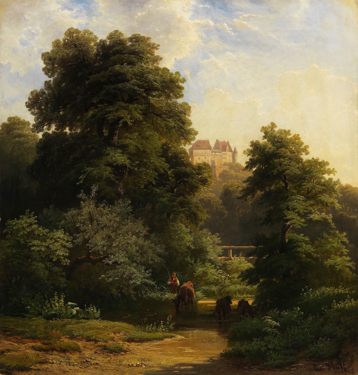 Blick auf die Schülzburg 1859