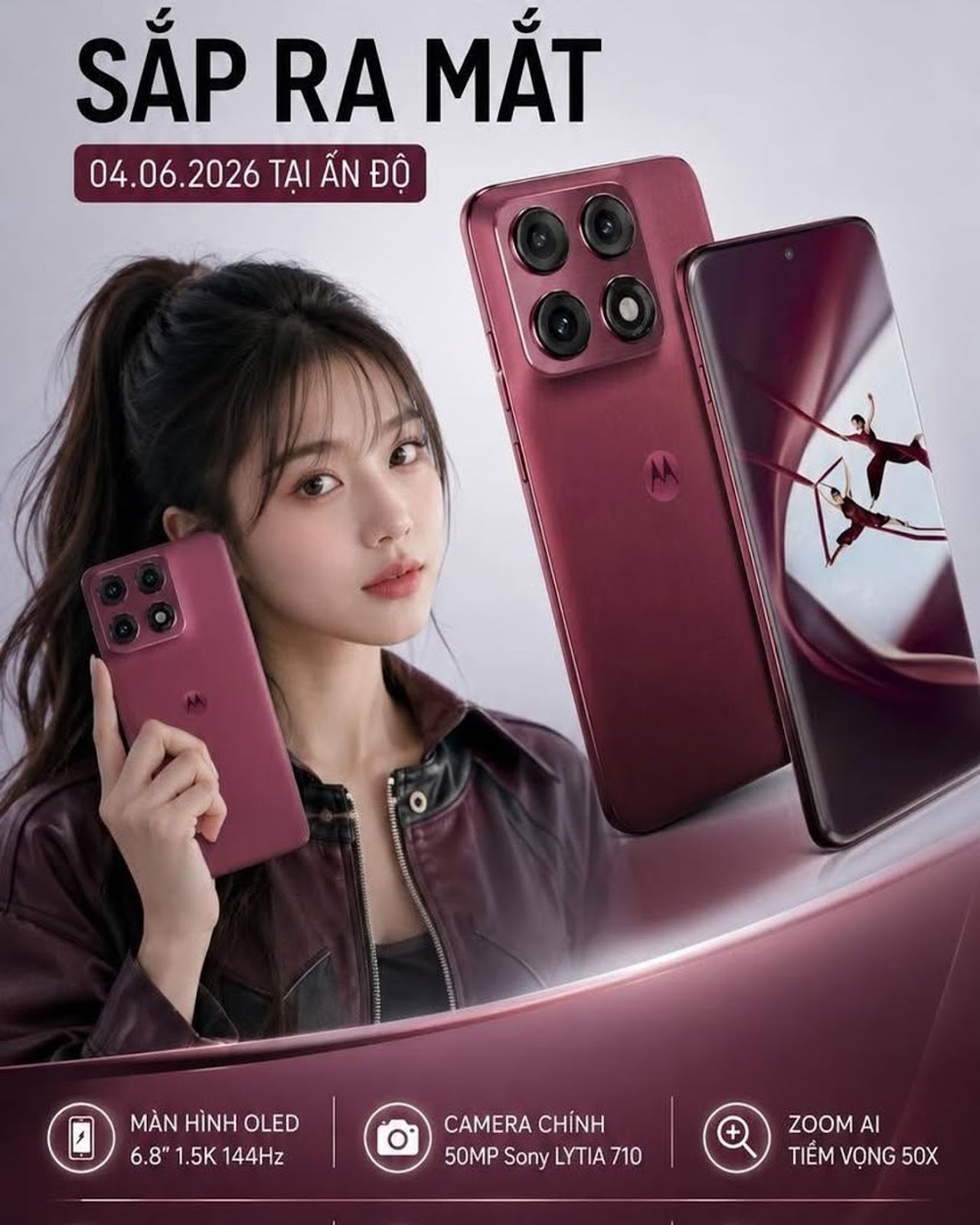 🔥 Motorola Edge 70 Pro+ lộ cấu hình “đè nặng” phân khúc flagship Android 2026 với pin 6500mAh và zo