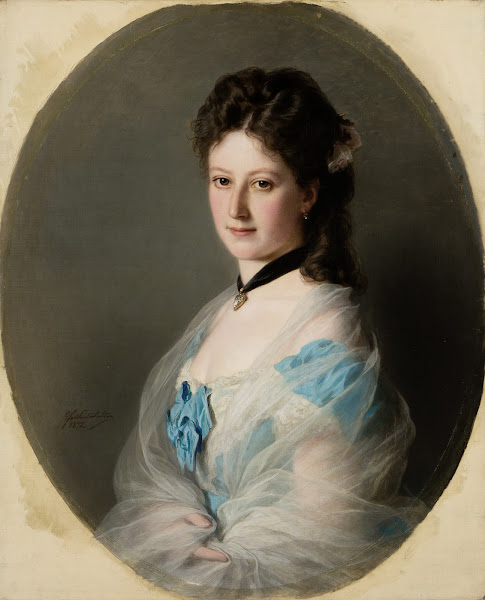 Portrait of Olga von Grunelius 1872