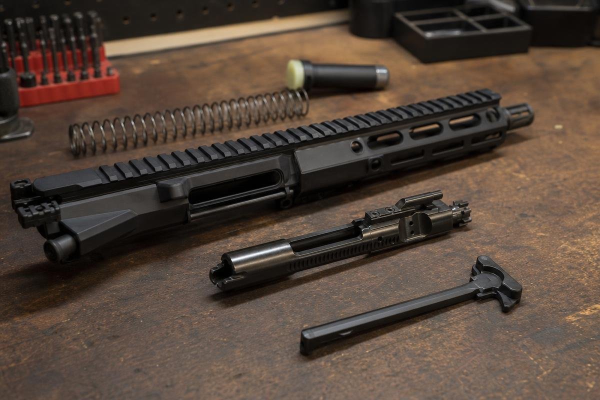 AR-15 BCG finishes and compatible rifle components