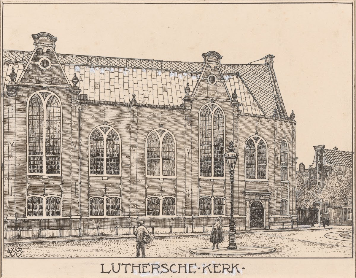 De Luthersche Kerk te Amsterdam 20th century