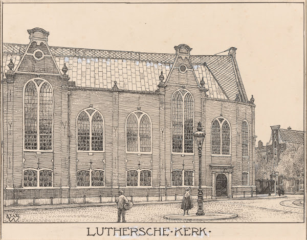 De Luthersche Kerk te Amsterdam 20th century