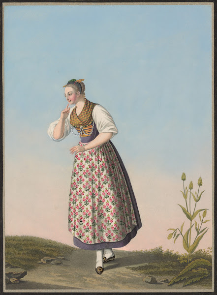 Genovieve Frey De Münsterlingen au Canton de Thurgovie 1825 1830