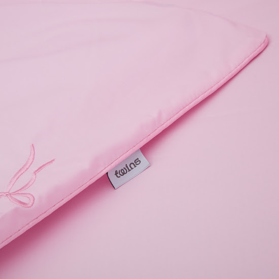Bedding set for a baby crib 6 el Twins Belle pink