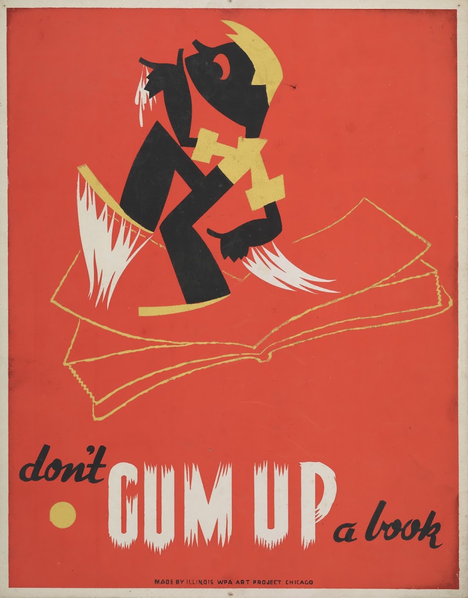 Dont gum up a book 1936