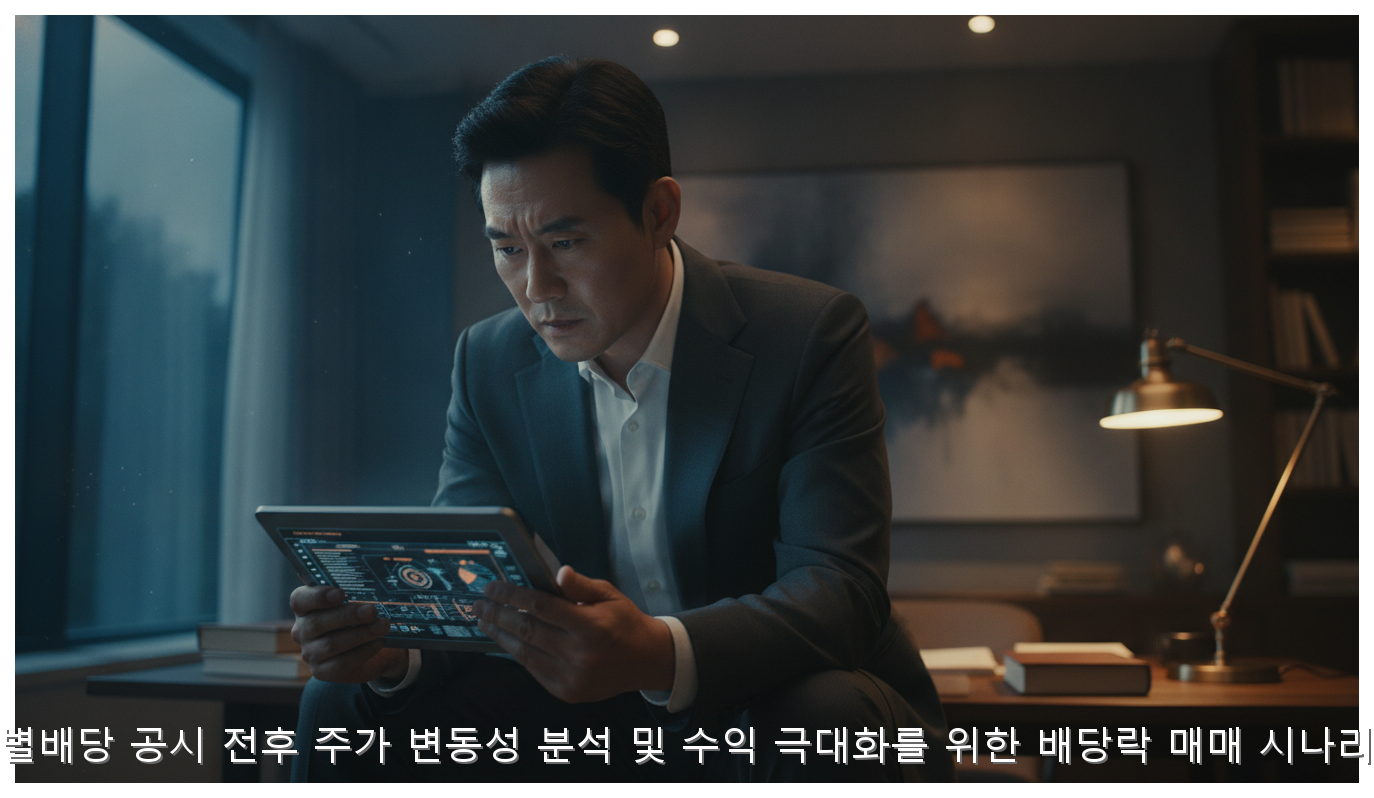 특별배당 공시 전후 주가 변동성 분석 및 수익 극대화를 위한 배당락 매매 시나리오 핵심 안내 및 분석 인포그래픽 (3)
