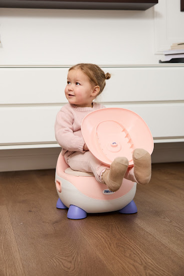 Children's potty Twins Penguin pink