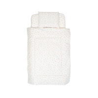 Постіль дитяча 3 ел Twins Romantic Сердечка коралові