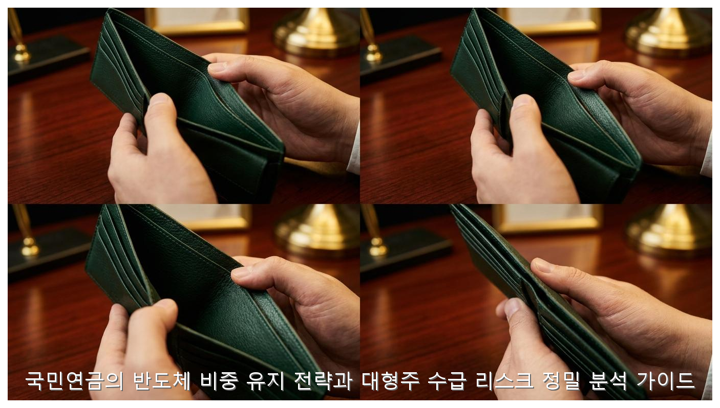 국민연금 반도체 비중 유지와 대형주 수급 리스크 대응법 핵심 안내 및 분석 인포그래픽 (3)