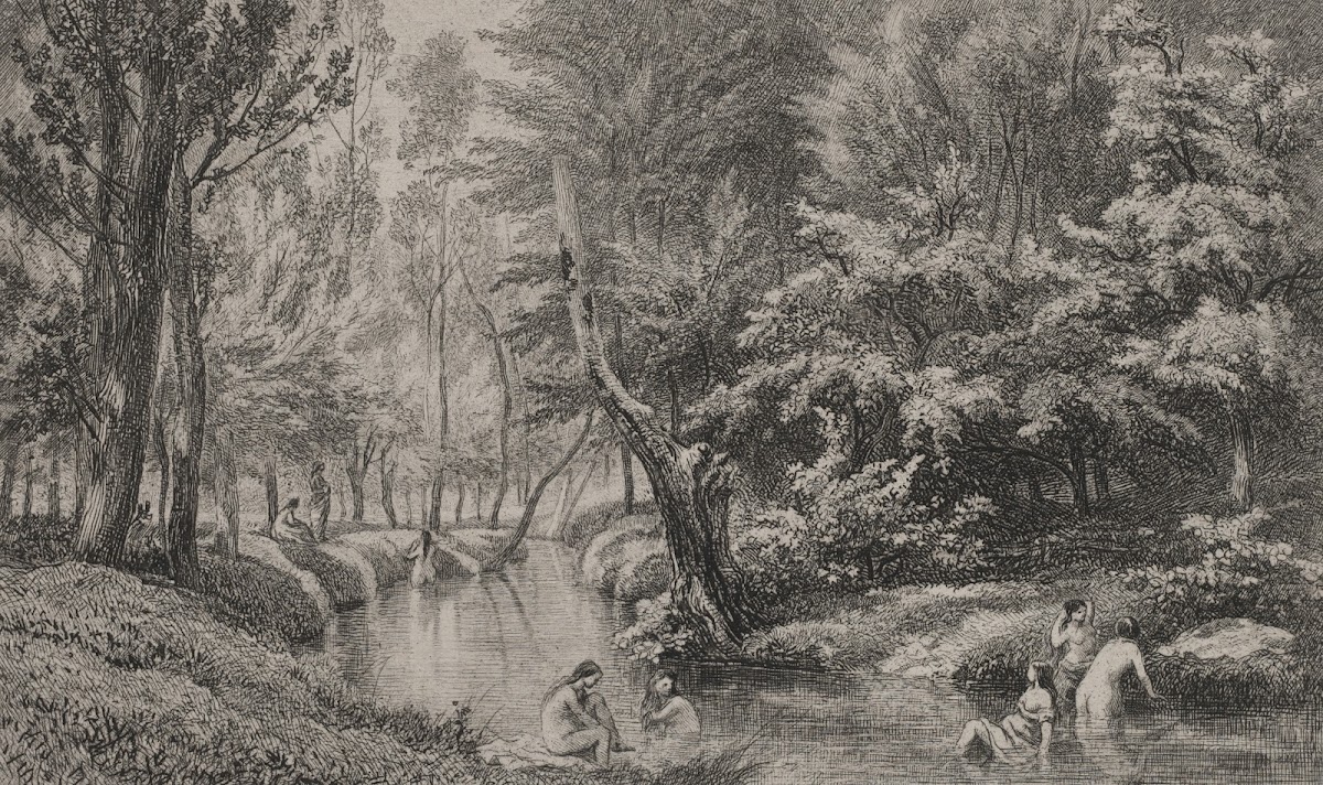 The Bathers c 1847