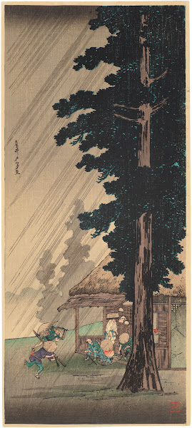 Takaido no yudachi Evening shower at Takaido