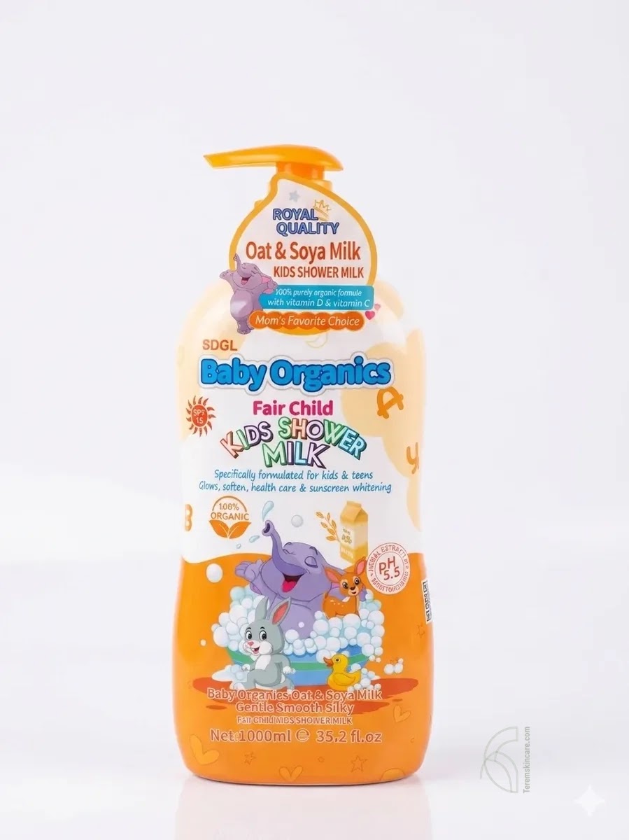 Baby Organics Fair Child Oat & Soya Milk Kids Shower Milk