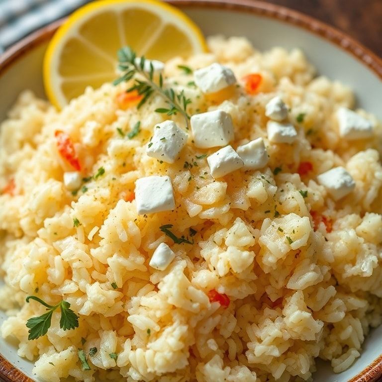 Easy Greek Lemon Rice – Your New Favorite Comfort Side Dish, Fluffy & Zesty