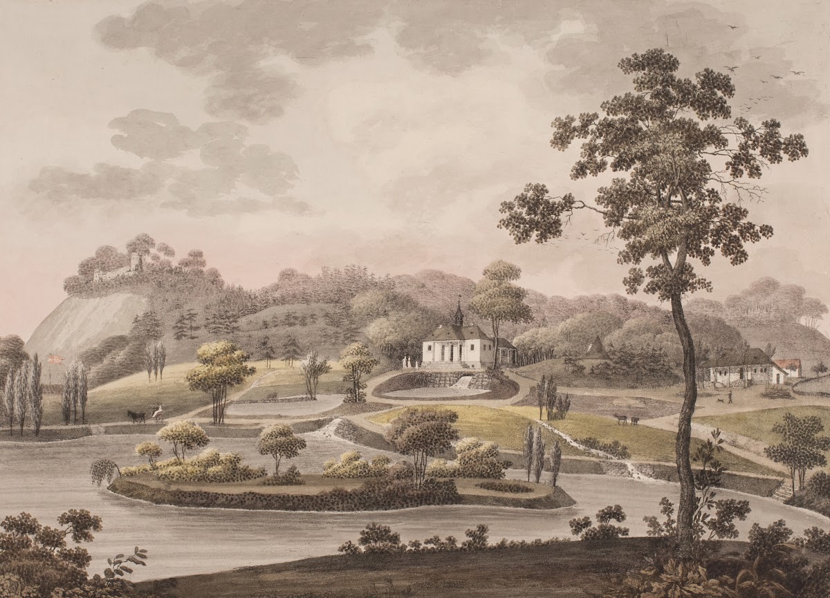Liselund på Møn i Danmark 1804  1805
