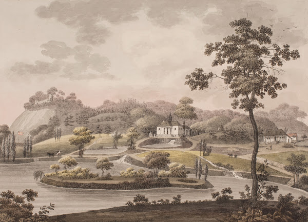 Liselund på Møn i Danmark 1804  1805