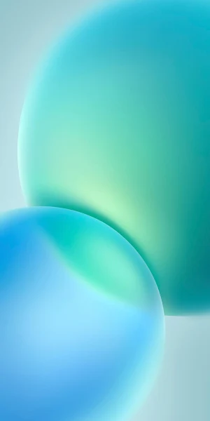 Gradient, Sphere, Abstract, Turquoise Full HD iPhone Wallpaper Background