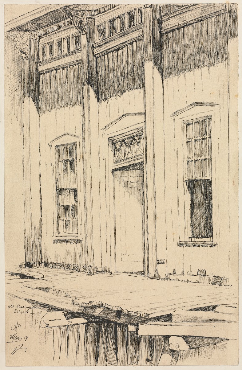 Old Passenger Depot Cleveland c 1870 1909