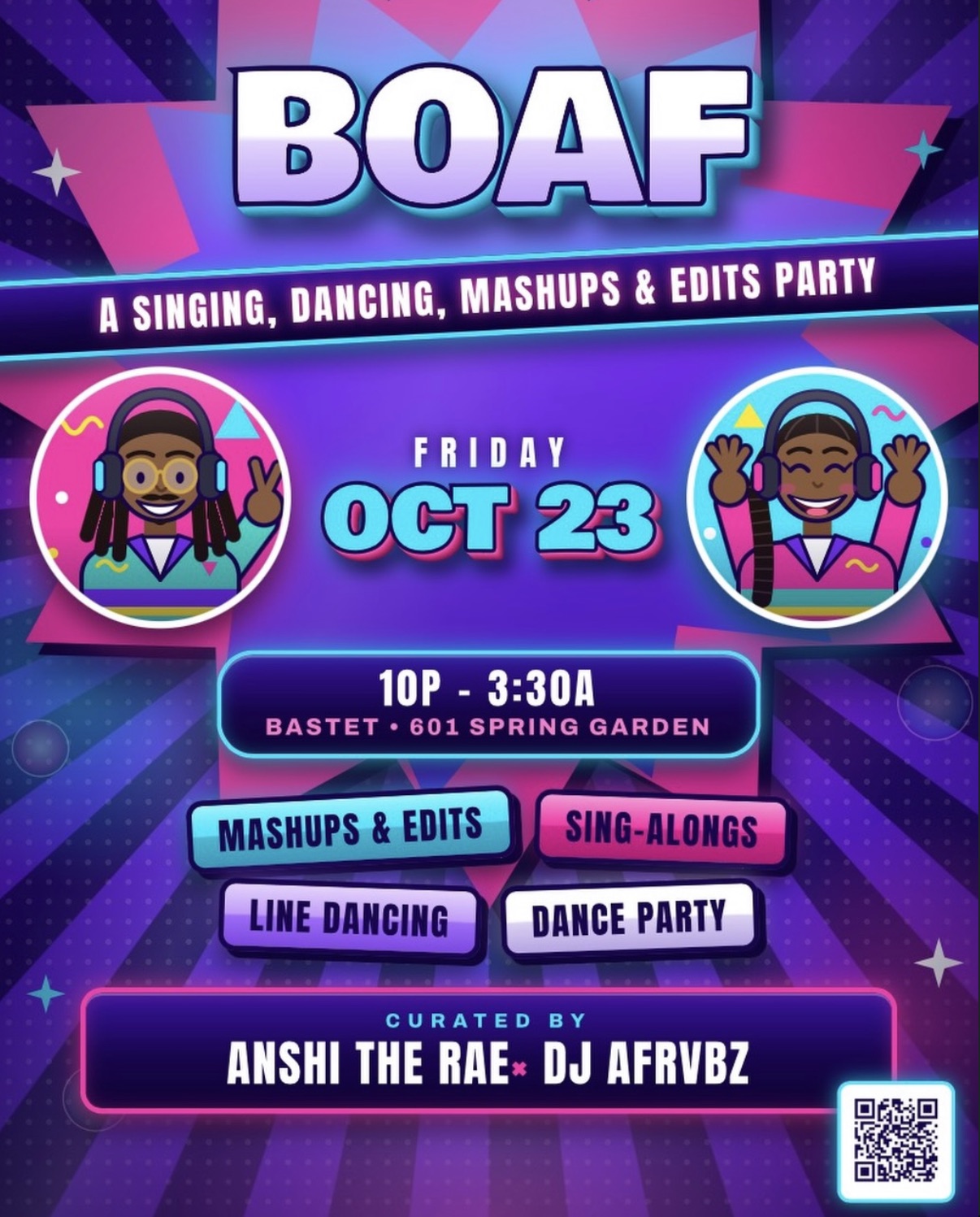 Flyer for BOAF