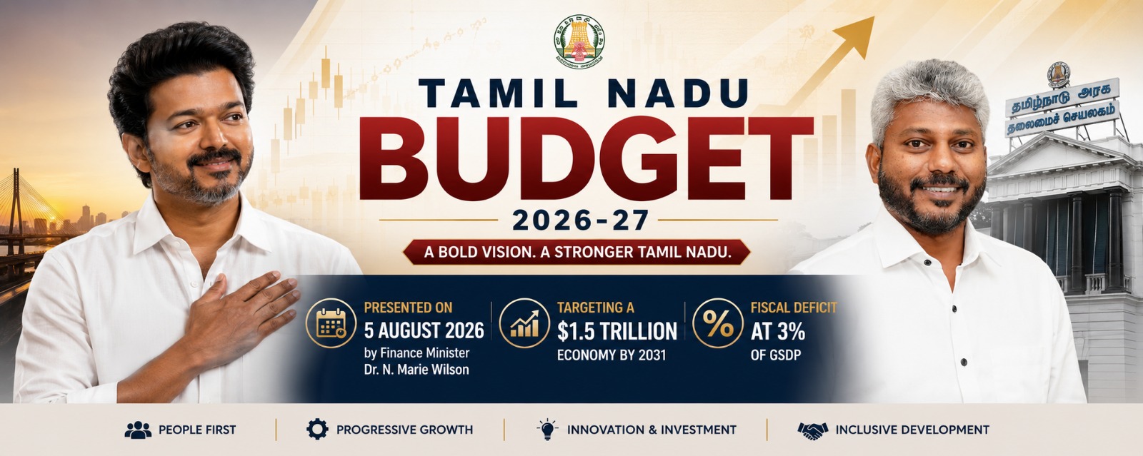 AJ Academy blog image about Tamil Nadu Budget 2026–27 Explained: Key Highlights, Major Schemes, Allocations & What It Means for career and skill development students
