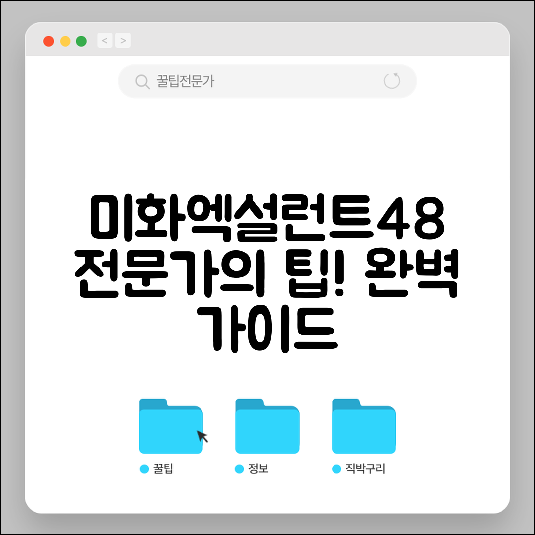 미화엑설런트48 완벽 가이드: 전문가의 팁
