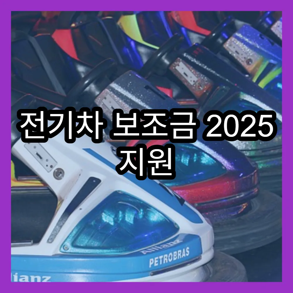 전기차 보조금 2025 지원 조건과 전국 지원 지역별 비교