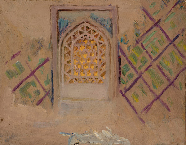 Samarkand window From the journey to Turkestan 1912