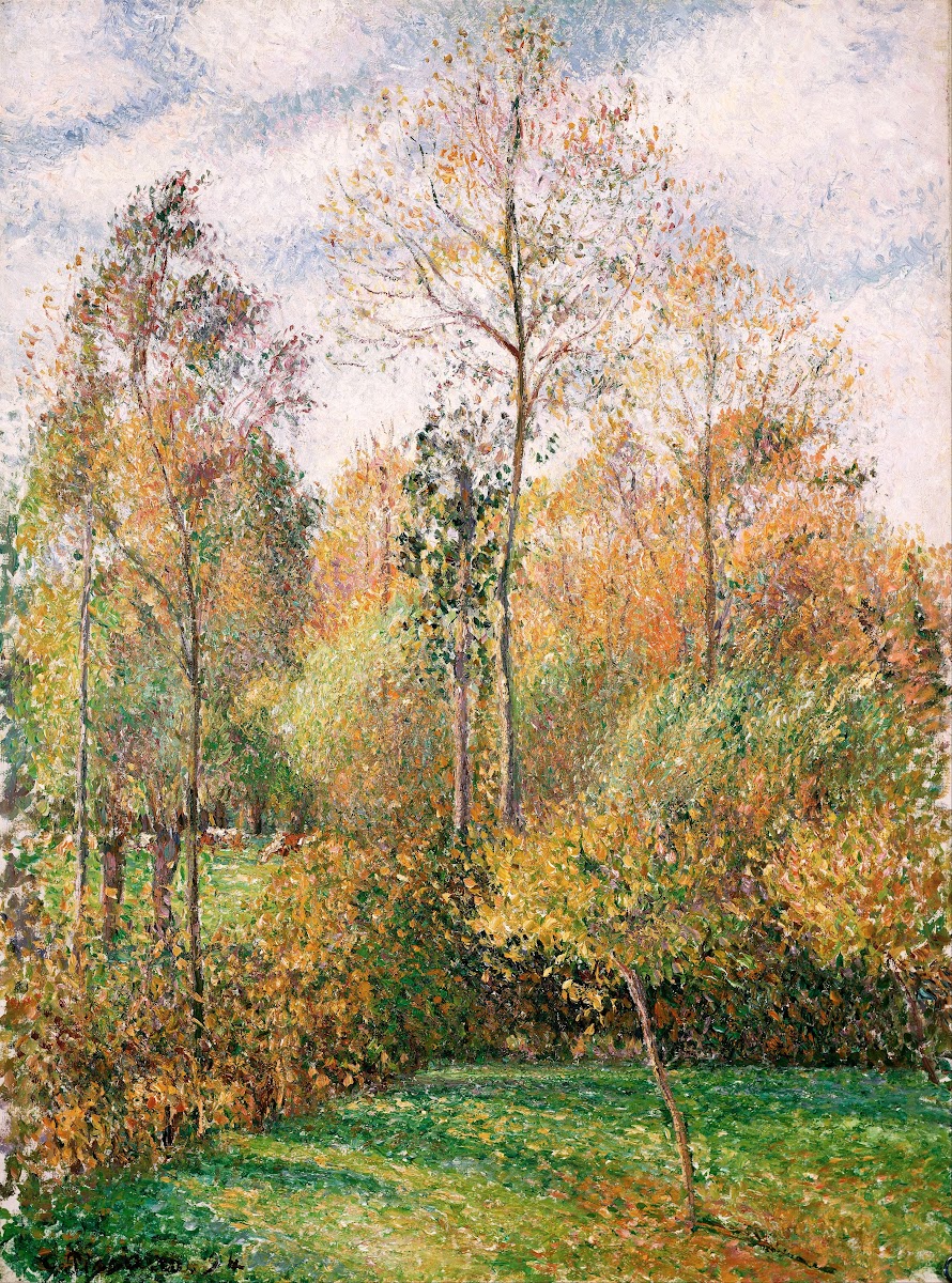 Automne Peupliers Eragny Autumn Poplars Eragny