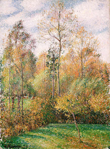 Automne Peupliers Eragny Autumn Poplars Eragny