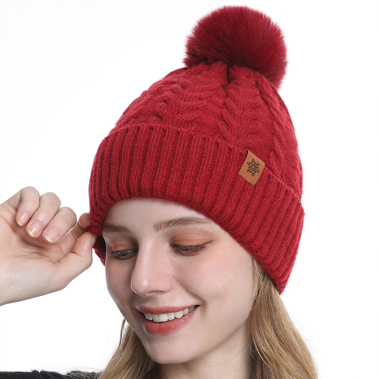 Winter Set: Knit Beanie, Scarf, and Gloves
