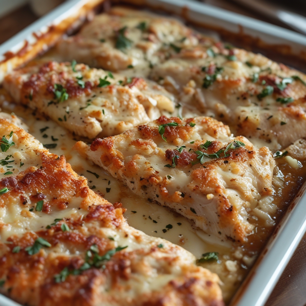 Garlic Parmesan Chicken Bake Recipe – Baked Chicken Breast Recipe for an Easy Weeknight Dinner