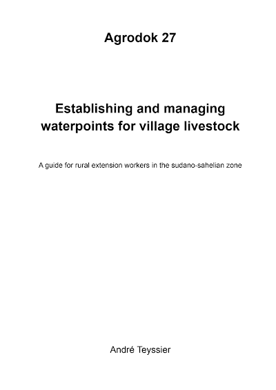 Establishing And Managing Waterpoints For Village Livestock 2004