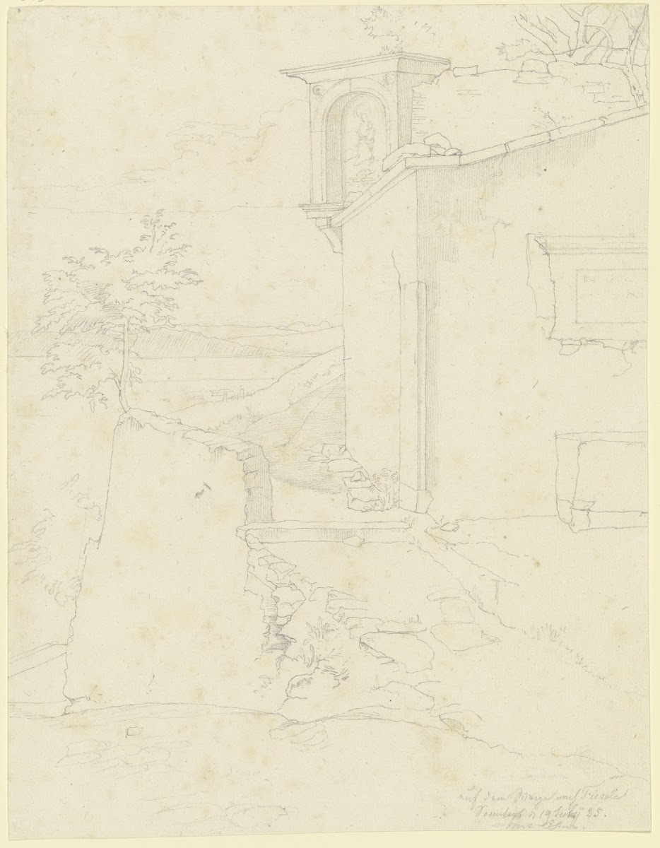 Bildstock auf dem Weg nach Fiesole 1825