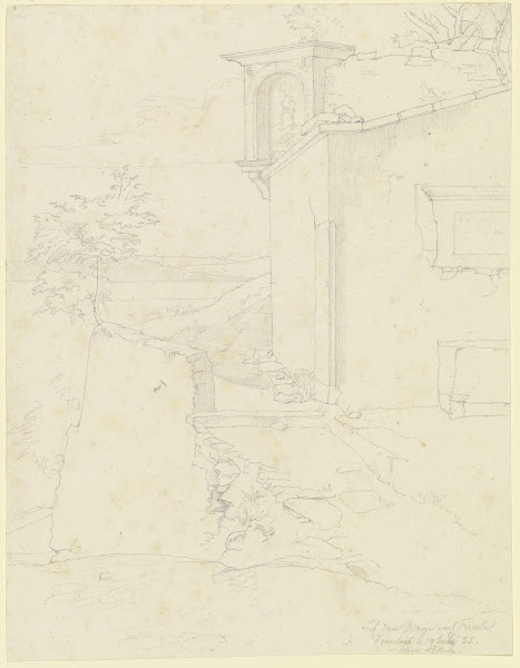 Bildstock auf dem Weg nach Fiesole 1825