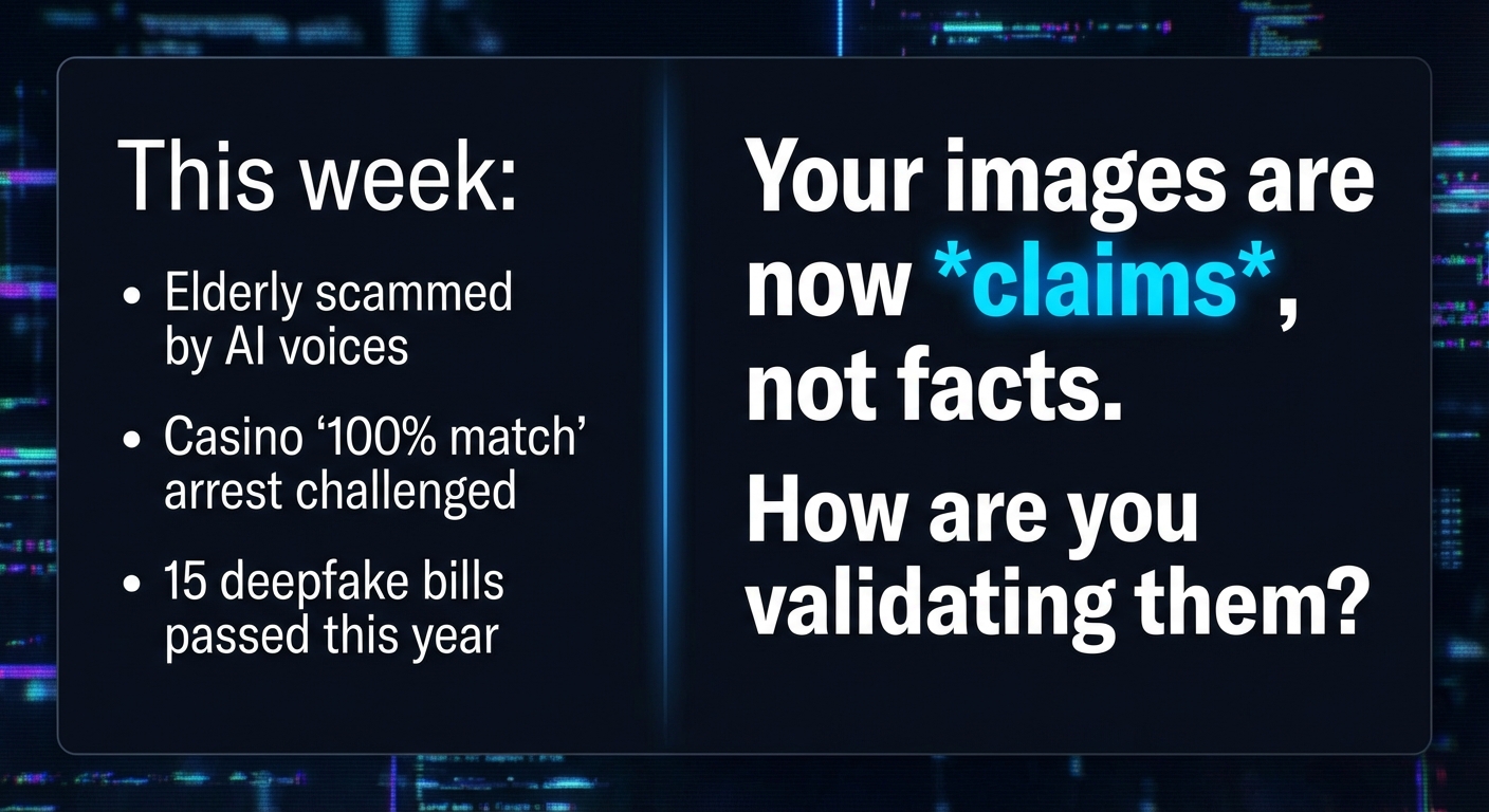 Casino Facial Recognition "100% Match" Exposes a Hidden Risk in Investigators' Evidence Chains