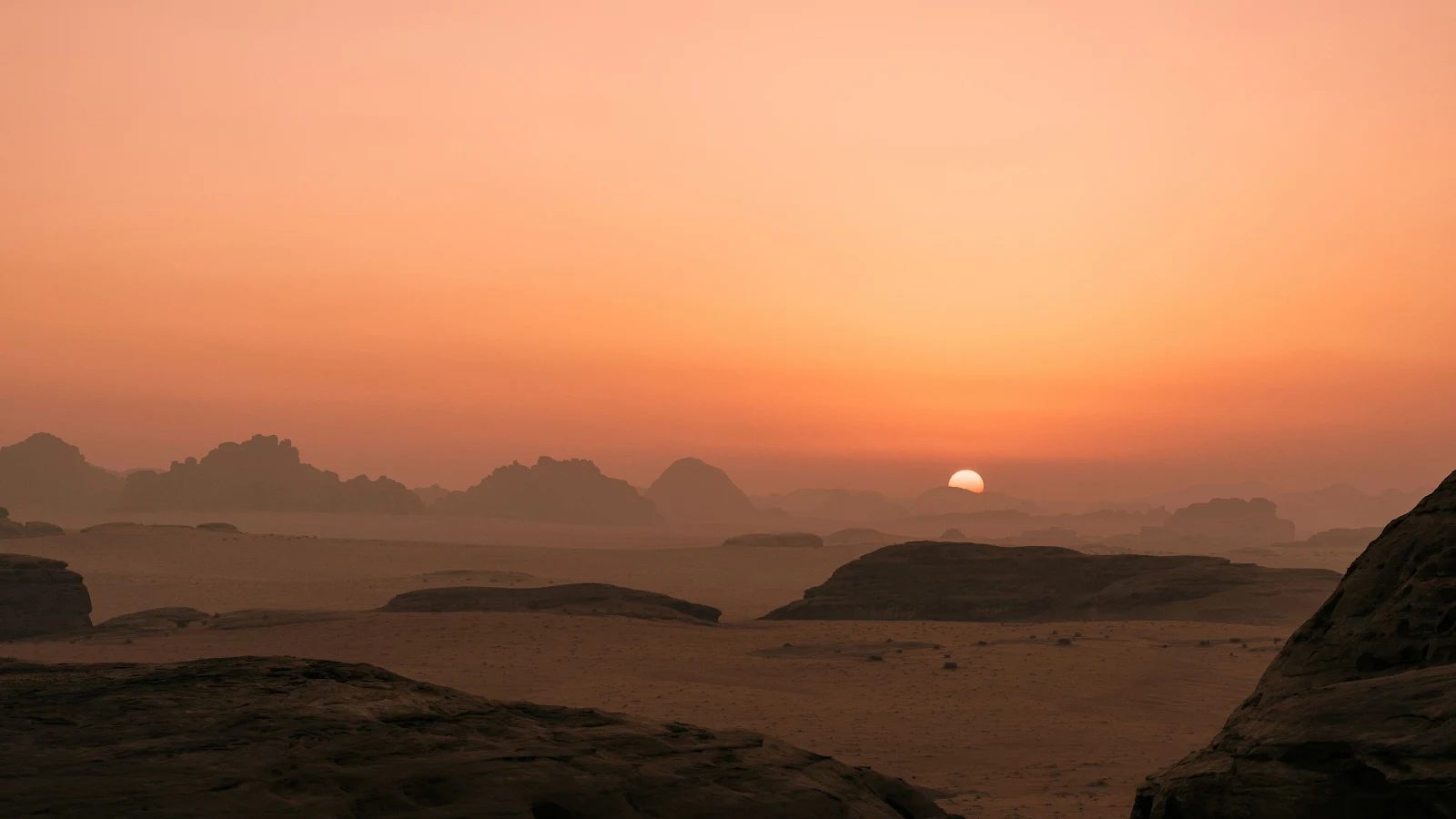 Sunset In The Hisma Desert 4K Desktop Wallpaper Background [3840x2160] Free Download