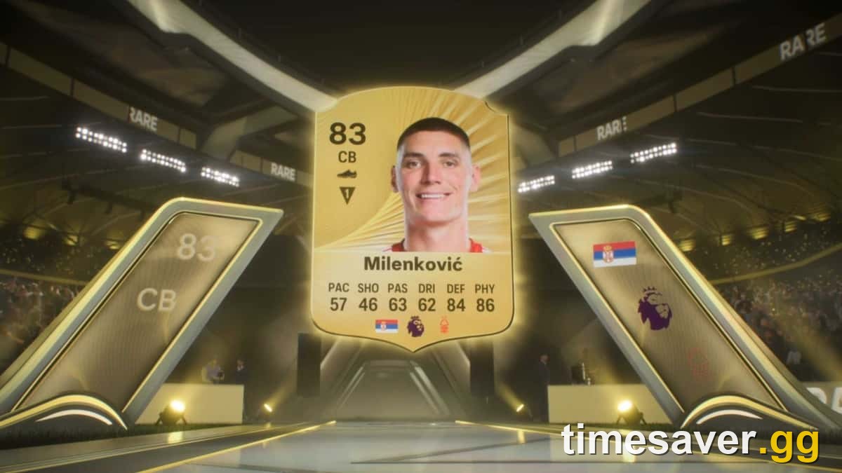 EA FC 26 Ultimate Team pack walkout revealing an 83-rated rare gold player card