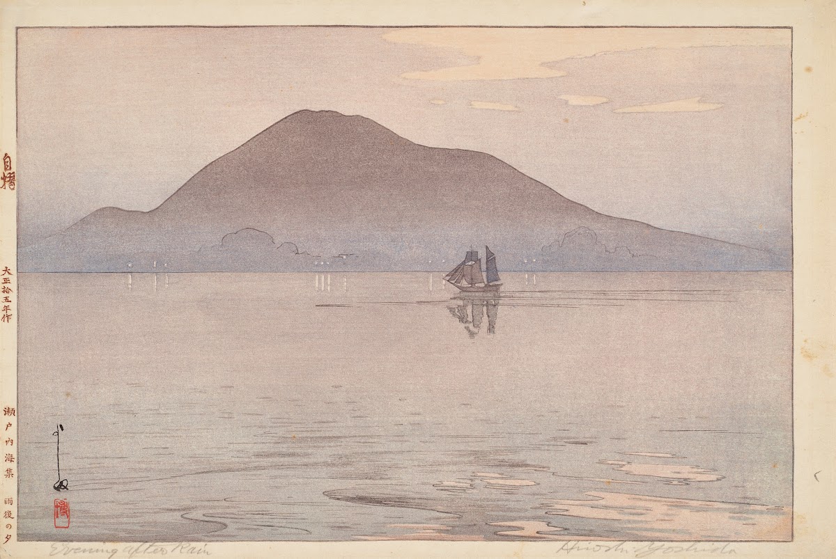 Ugo no yube Evening after rain 1926